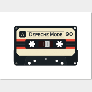 Depeche Mode Vintage Black Cassette Tape Posters and Art